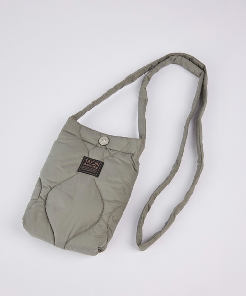 TAION（タイオン）の「ミリタリー クロスボディ ダウンバッグS-ソフトシェル 《TAION/タイオン》（ショルダーバッグ・レディース・ベージュ/ネイビー/グリーン/オフホワイト/カーキ・フリー）」の22枚目の写真