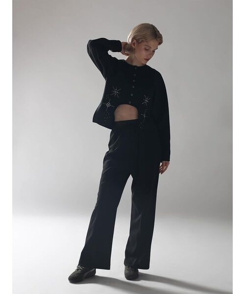 :ETHROF(イーサオブ)の「WRAP SKIRT SET PANTS(その他パンツ・レディース・チャコール/ブラック・FREE)」の12枚目の写真