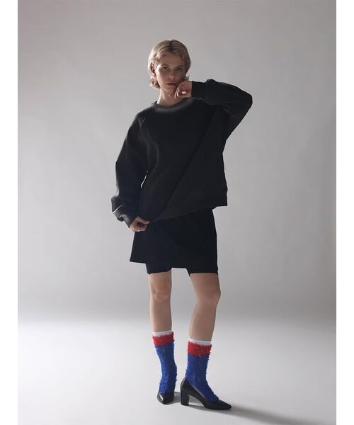 :ETHROF(イーサオブ)の「WRAP SKIRT SET PANTS(その他パンツ・レディース・チャコール/ブラック・FREE)」の13枚目の写真