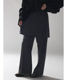 WRAP SKIRT SET PANTS