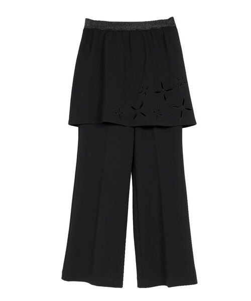 :ETHROF(イーサオブ)の「WRAP SKIRT SET PANTS(その他パンツ・レディース・チャコール/ブラック・FREE)」の6枚目の写真