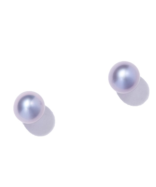 les bonbon(ルボンボン)の「【les bon bon】charcoal pearl stud pierce/チャコール パール スタッド ピアス BOB851(ピアス(両耳用)・レディース・ゴールド・FREE)」の2枚目の写真