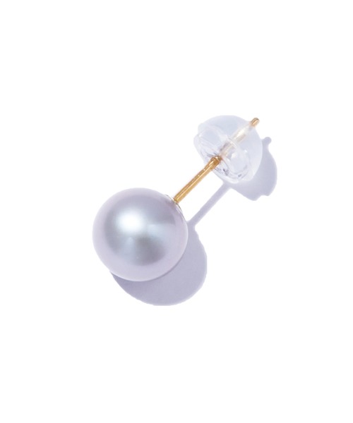 les bonbon(ルボンボン)の「【les bon bon】charcoal pearl stud pierce/チャコール パール スタッド ピアス BOB851(ピアス(両耳用)・レディース・ゴールド・FREE)」の4枚目の写真