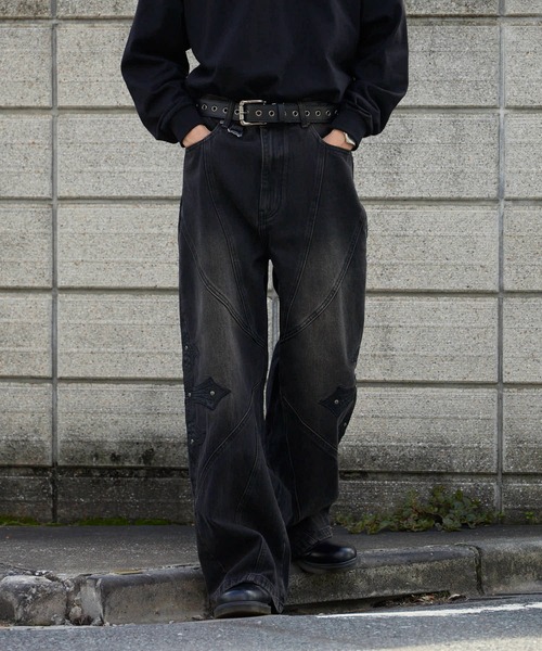 サプライヤーバギーデニム SUPPLIER（サプライヤー）の「SUPPLIER/サプライヤー Cross Leather
