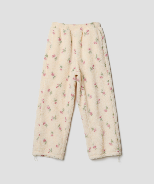 TTUDEMENT（トュードメント）の「FLORAL FLEECE PANTS IVORY（その他パンツ・レディース・その他・SMALL/MEDIUM）」の10枚目の写真