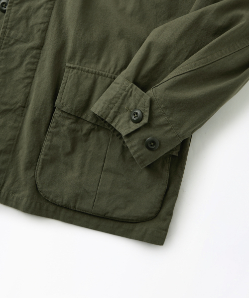 OUTSTANDING(アウトスタンディング)の「2ND POPLIN JUNGLE FATIGUE JACKET_OLIVE(ミリタリージャケット・メンズ・その他・SMALL/MEDIUM/LARGE)」の7枚目の写真