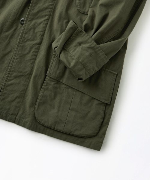 OUTSTANDING(アウトスタンディング)の「2ND POPLIN JUNGLE FATIGUE JACKET_OLIVE(ミリタリージャケット・メンズ・その他・SMALL/MEDIUM/LARGE)」の15枚目の写真