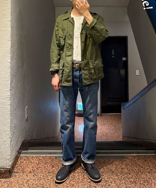 OUTSTANDING(アウトスタンディング)の「2ND POPLIN JUNGLE FATIGUE JACKET_OLIVE(ミリタリージャケット・メンズ・その他・SMALL/MEDIUM/LARGE)」の13枚目の写真