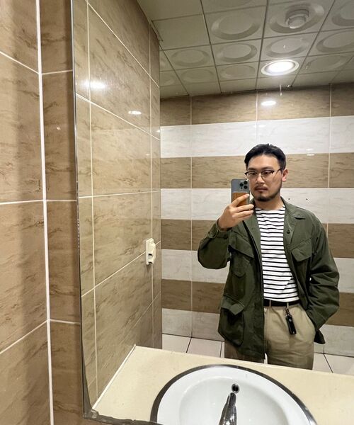 OUTSTANDING(アウトスタンディング)の「2ND POPLIN JUNGLE FATIGUE JACKET_OLIVE(ミリタリージャケット・メンズ・その他・SMALL/MEDIUM/LARGE)」の21枚目の写真