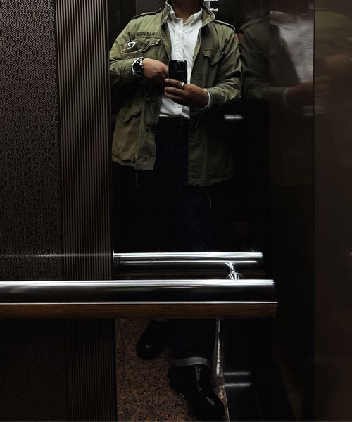 OUTSTANDING(アウトスタンディング)の「2ND POPLIN JUNGLE FATIGUE JACKET_OLIVE(ミリタリージャケット・メンズ・その他・SMALL/MEDIUM/LARGE)」の19枚目の写真