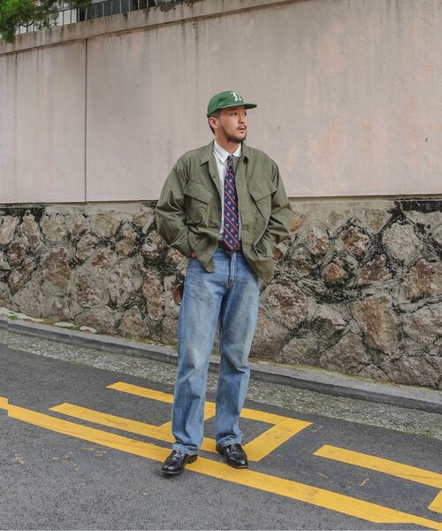 OUTSTANDING(アウトスタンディング)の「2ND POPLIN JUNGLE FATIGUE JACKET_OLIVE(ミリタリージャケット・メンズ・その他・SMALL/MEDIUM/LARGE)」の16枚目の写真