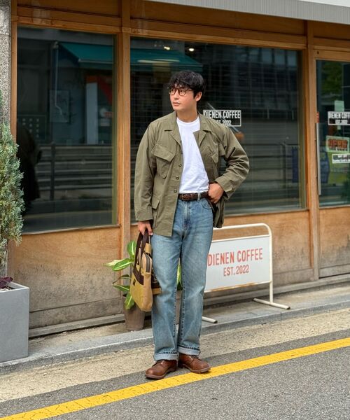 OUTSTANDING(アウトスタンディング)の「2ND POPLIN JUNGLE FATIGUE JACKET_OLIVE(ミリタリージャケット・メンズ・その他・SMALL/MEDIUM/LARGE)」の22枚目の写真