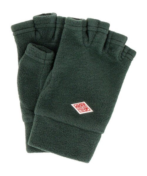 DANTON(ダントン)の「FLEECE FINGERLESS GLOVES(手袋・レディース・チャコール/ダークグレー/グリーン/クリーム/オレンジ系その他/ブラック/カーキ・S/M)」の6枚目の写真