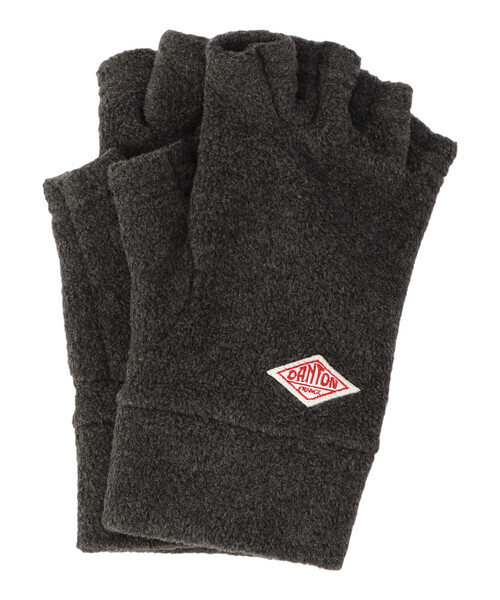 DANTON(ダントン)の「FLEECE FINGERLESS GLOVES(手袋・レディース・チャコール/ダークグレー/グリーン/クリーム/オレンジ系その他/ブラック/カーキ・S/M)」の3枚目の写真
