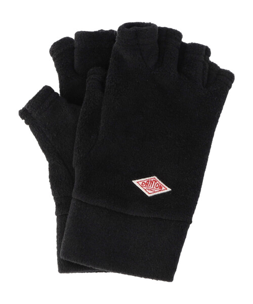 DANTON(ダントン)の「FLEECE FINGERLESS GLOVES(手袋・レディース・チャコール/ダークグレー/グリーン/クリーム/オレンジ系その他/ブラック/カーキ・S/M)」の1枚目の写真