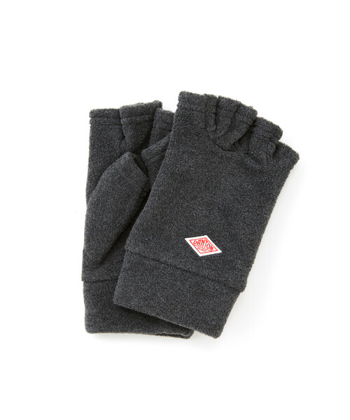 DANTON(ダントン)の「FLEECE FINGERLESS GLOVES(手袋・レディース・チャコール/ダークグレー/グリーン/クリーム/オレンジ系その他/ブラック/カーキ・S/M)」の8枚目の写真