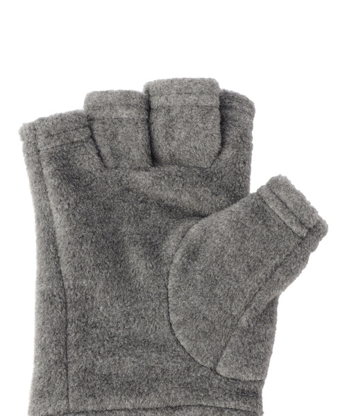 DANTON(ダントン)の「FLEECE FINGERLESS GLOVES(手袋・レディース・チャコール/ダークグレー/グリーン/クリーム/オレンジ系その他/ブラック/カーキ・S/M)」の13枚目の写真