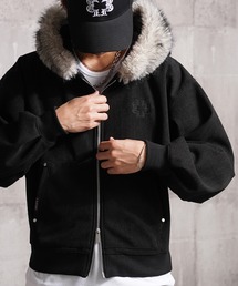 Laufer（ロイファー）の「【Laufer】ファー使い コーデュロイ ショートジャケット / Fur Corduroy Short Jacket / セットアップ 可能（ブルゾン・メンズ）」