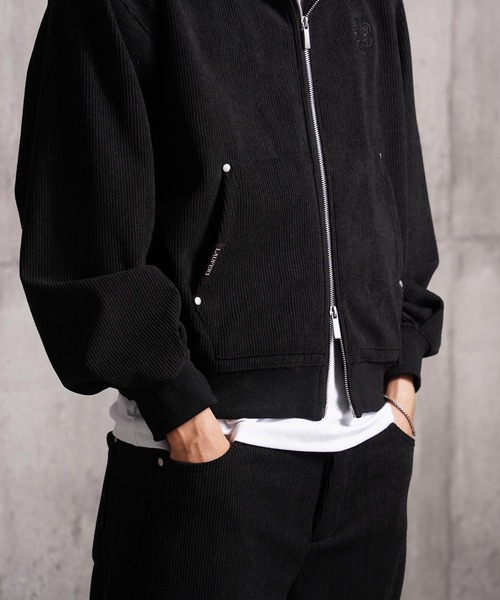 Laufer(ロイファー)の「【Laufer】ファー使い コーデュロイ ショートジャケット / Fur Corduroy Short Jacket / セットアップ 可能(ブルゾン・メンズ・ブラック/ブラウン/アイボリー・M/L)」の22枚目の写真