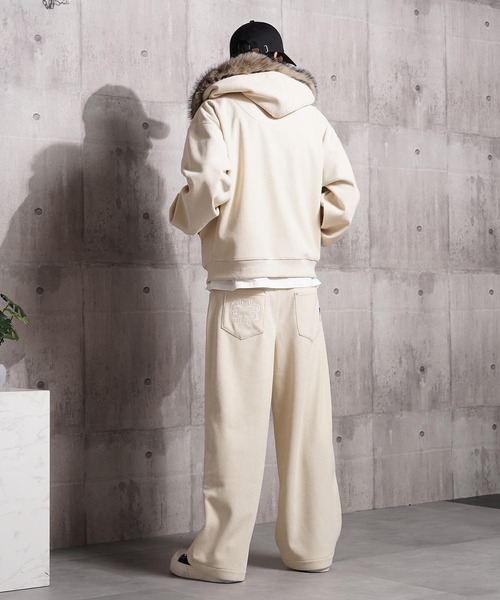 Laufer(ロイファー)の「【Laufer】ファー使い コーデュロイ ショートジャケット / Fur Corduroy Short Jacket / セットアップ 可能(ブルゾン・メンズ・ブラック/ブラウン/アイボリー・M/L)」の12枚目の写真