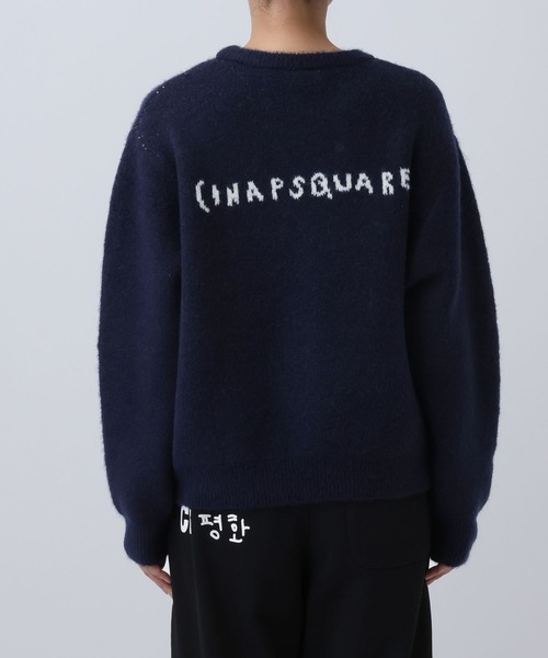 ALAND（エーランド）の「【UNISEX】ALAND×INAPSQUARE／ジャガードニットプルオーバー（ニット/セーター・レディース・ネイビー/チャコール・LARGE/SMALL）」の19枚目の写真