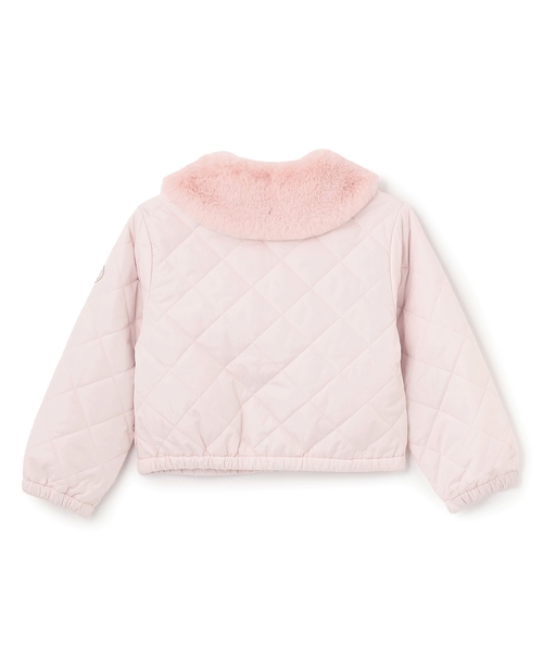 リボンキルティング フェイクファー衿つきブルゾン（ブルゾン）｜mezzo