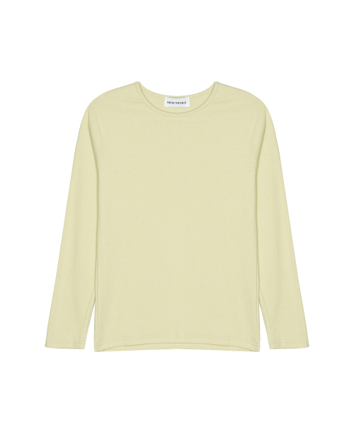 NICK&NICOLE（ニックアンドニコール）の「[ESSENTIAL] ESSENTIAL ROUND TOP_LIME（Tシャツ/カットソー・レディース・その他・MEDIUM/LARGE）」の6枚目の写真