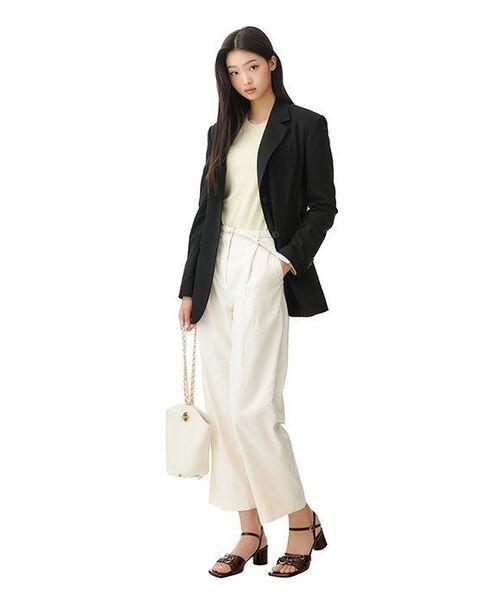 NICK&NICOLE（ニックアンドニコール）の「[ESSENTIAL] ESSENTIAL ROUND TOP_LIME（Tシャツ/カットソー・レディース・その他・MEDIUM/LARGE）」の9枚目の写真