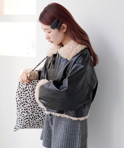 セール】【S.Mサイズ展開】ボアフライトジャケット（その他アウター