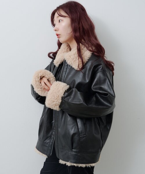 kastane アウター Kastane（カスタネ） コート アウター レザーBIGポケジャケット