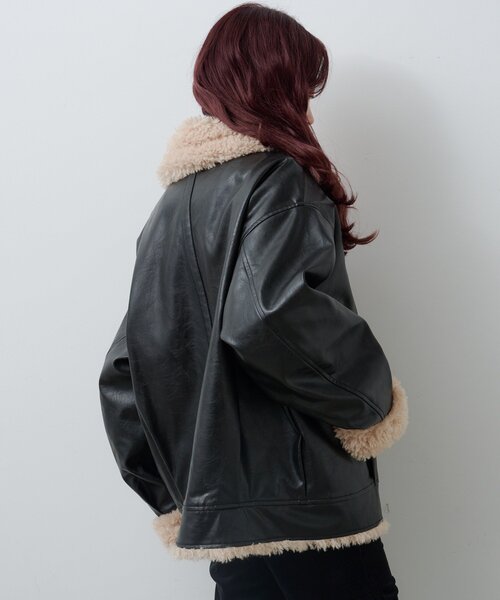 カスタネ　アウター キャンディスリーブリバーシブルコート | Kastane(カスタネ)レディース