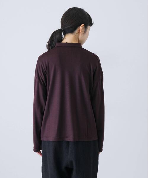 かぐれ（カグレ）の「ウォッシャブルウールカットシャツ（シャツ/ブラウス・レディース・スミクロ/ベージュ系その他/ブラウン・FREE）」の17枚目の写真