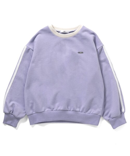 algy（アルジー）の「裏毛ライントレーナー（スウェット・キッズ・グリーン/オフホワイト/ラベンダー/ブラック/サックスブルー・XX-SMALL/X-SMALL/SMALL/MEDIUM）」の5枚目の写真