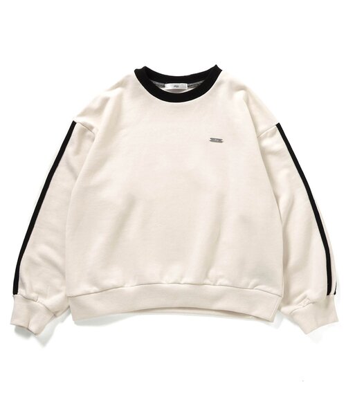 algy（アルジー）の「裏毛ライントレーナー（スウェット・キッズ・グリーン/オフホワイト/ラベンダー/ブラック/サックスブルー・XX-SMALL/X-SMALL/SMALL/MEDIUM）」の6枚目の写真