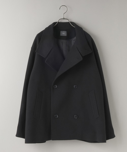 LOWRYS FARM（ローリーズファーム）の「【LFM(U)】ウールライクスタンドショートブルゾン　 612839（ブルゾン・メンズ・チャコールグレー/ブラック・MEDIUM/LARGE）」の2枚目の写真