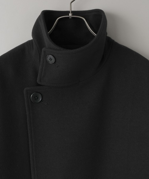 LOWRYS FARM（ローリーズファーム）の「【LFM(U)】ウールライクスタンドショートブルゾン　 612839（ブルゾン・メンズ・チャコールグレー/ブラック・MEDIUM/LARGE）」の4枚目の写真