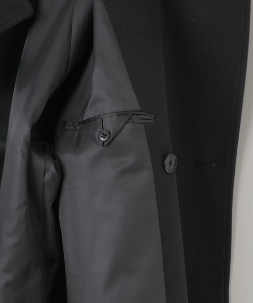 LOWRYS FARM（ローリーズファーム）の「【LFM(U)】ウールライクスタンドショートブルゾン　 612839（ブルゾン・メンズ・チャコールグレー/ブラック・MEDIUM/LARGE）」の6枚目の写真