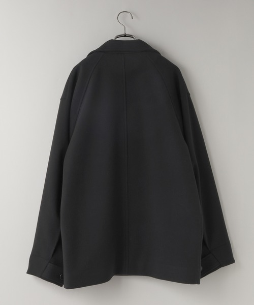 LOWRYS FARM（ローリーズファーム）の「【LFM(U)】ウールライクスタンドショートブルゾン　 612839（ブルゾン・メンズ・チャコールグレー/ブラック・MEDIUM/LARGE）」の12枚目の写真