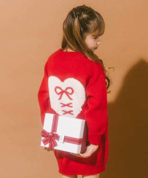 軽量なのに暖かい''かるポカ''素材】バックレースアップハートデザイン