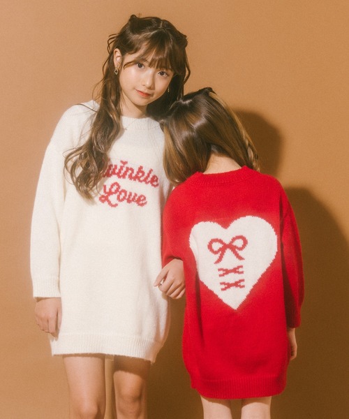 軽量なのに暖かい''かるポカ''素材】バックレースアップハートデザイン