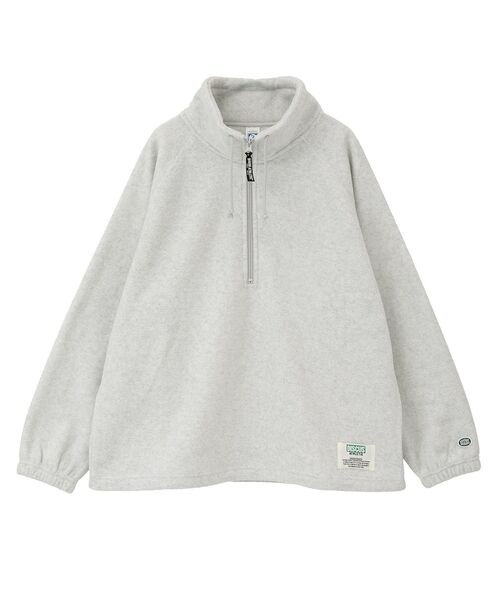 AMERICAN HOLIC（アメリカンホリック）の「Discus フリースハーフジッププルオーバー（ブルゾン・レディース・ブラック/ホワイト系その他/ピンク・FREE）」の7枚目の写真