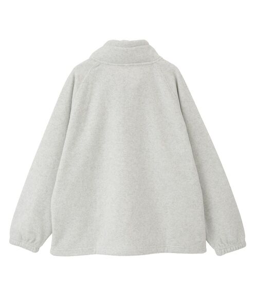 AMERICAN HOLIC（アメリカンホリック）の「Discus フリースハーフジッププルオーバー（ブルゾン・レディース・ブラック/ホワイト系その他/ピンク・FREE）」の8枚目の写真