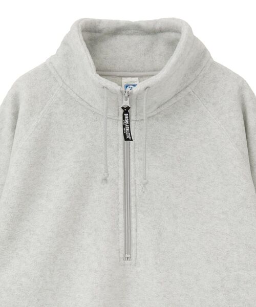 AMERICAN HOLIC（アメリカンホリック）の「Discus フリースハーフジッププルオーバー（ブルゾン・レディース・ブラック/ホワイト系その他/ピンク・FREE）」の9枚目の写真