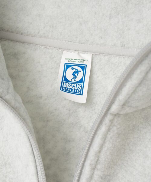 AMERICAN HOLIC（アメリカンホリック）の「Discus フリースハーフジッププルオーバー（ブルゾン・レディース・ブラック/ホワイト系その他/ピンク・FREE）」の13枚目の写真