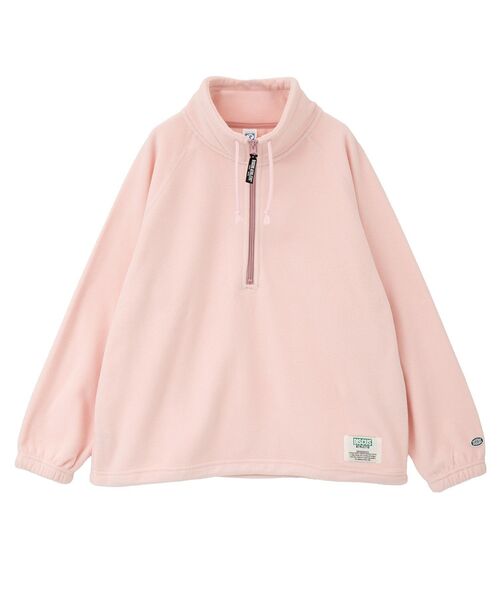 AMERICAN HOLIC（アメリカンホリック）の「Discus フリースハーフジッププルオーバー（ブルゾン・レディース・ブラック/ホワイト系その他/ピンク・FREE）」の20枚目の写真