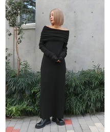 Ungrid（アングリッド）の「オフショルニットワンピース（ワンピース）」