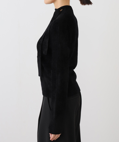 EDIT. FOR LULU（エディットフォールル）の「【EMILY ODA/エミリーオダ】Wrapped Scarf Knit Top（ニット/セーター・レディース・ホワイト・FREE）」の22枚目の写真