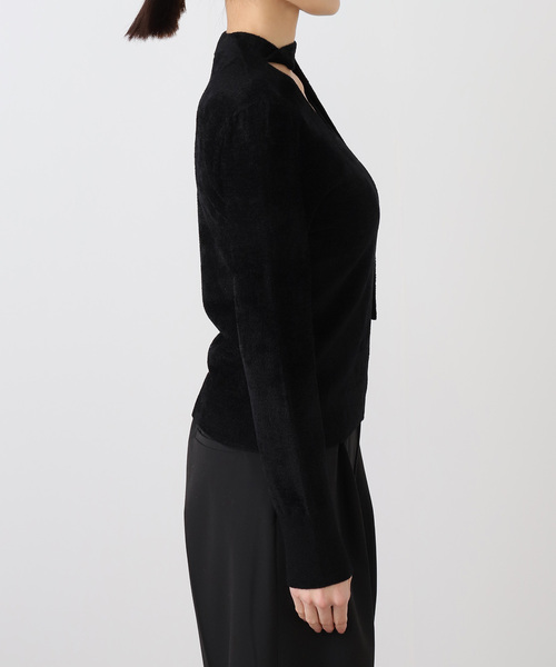 EDIT. FOR LULU（エディットフォールル）の「【EMILY ODA/エミリーオダ】Wrapped Scarf Knit Top（ニット/セーター・レディース・ホワイト・FREE）」の12枚目の写真