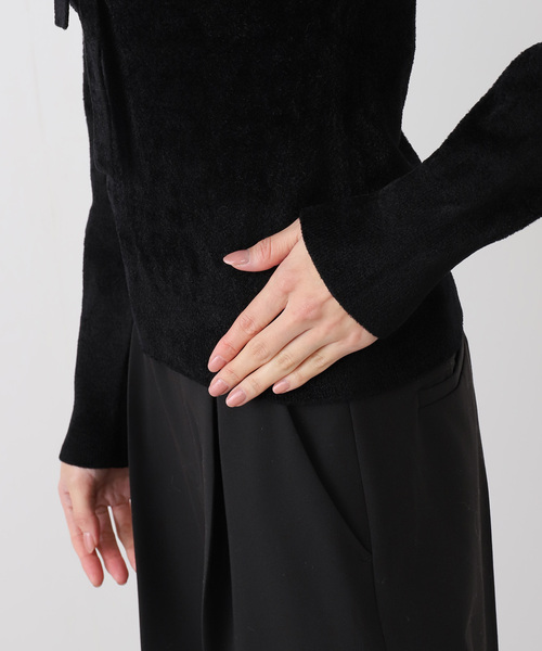 EDIT. FOR LULU（エディットフォールル）の「【EMILY ODA/エミリーオダ】Wrapped Scarf Knit Top（ニット/セーター・レディース・ホワイト・FREE）」の15枚目の写真