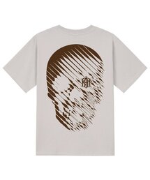 KAN6312（カン6312）の「KTC0144 スカルレイン 半袖Tシャツ - ベージュ（Tシャツ/カットソー）」